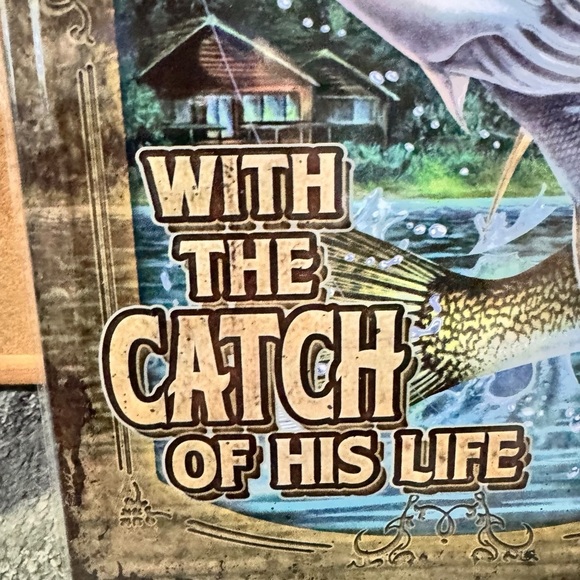 Buck Wear Fishing Sign “Catch of His Life” New - Picture 4 of 6
